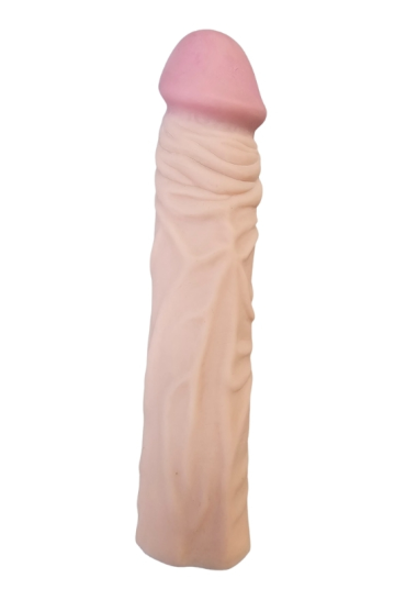 Gerçekçi Penis Kılıfı Et Dokusunda 19 cm