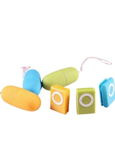 CENSAN MP3 Şeklinde Uzaktan Kumandalı Renkli Yumurta Vibratör