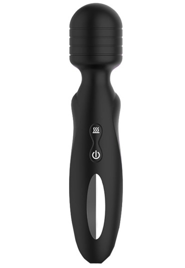 Xuanai Isıtmalı Şarjlı Wand Vibratör - Siyah