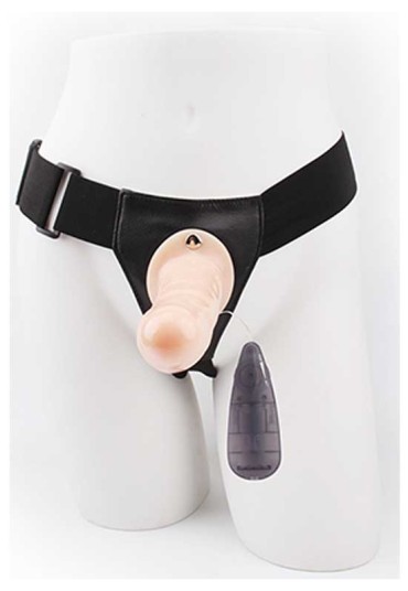 Hi Basic Penis Extender İçi Boş Titreşimli Belden Bağlamalı - Ten