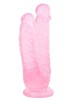 Noctis 19cm Pembe Çiftli Dildo No:76