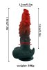 Censan Kırmızı Siyah Canavar Dildo Model 1
