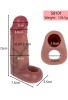 Censan Dolgulu Testis Geçmeli Penis Kılıfı Model no: S8101