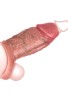 Censan Dolgulu Testis Geçmeli Ucu Açık Penis Kılıfı Model no: S8103