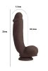 Sensualism Melez 21cm Kıkırdaklı Gerçekçi Dildo