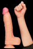 Censan 10 İnç Dual Layer Platinum Silicone Cock Dildo