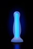 CENSAN Beyond Kyle Glow Gece Parlayan Anal Plug , Silikon, Şeffaf, 10 cm
