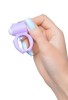 Censan Zort Titreşimli Penis Halkası silikon mor 2 cm