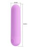 Censan Stefan Mini Massager Bullet Vibratör Mor