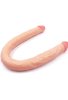 Censan Ten Rengi 55 cm Çift Taraflı Dildo Model No:1034