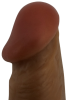 Gerçekçi Testisli Melez Dildo 18 cm