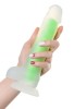Censan Beyond Clark Glow Gece Parlayan Yeşil Dildo Silikon Şeffaf 22 cm