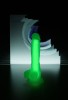 Censan Beyond Yeşil Dick Glow Gece Parlayan Dildo, Silikon, Şeffaf, 18 cm