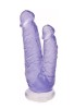 Noctis 19cm Mor Çiftli Dildo No:76