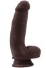 Pruriency Lord Kıkırdaklıı Gerçekçi Dildo - 17.5cm Zenci