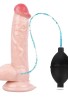 Censan Su Fışkırtma Fonksiyonlu Gerçekçi Vantuzlu Dildo