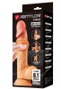 Censan Lisle 8.1 İnç Kıkırdak Yapılı Gerçek Deri Yapılı Dildo