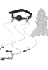 BDSM 4’ü 1 Arada Bondage Seti – Ağızlık, Klipsler ve Anal Plug Zincir