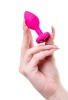 Censan Diamond Heart Anal Plug Pembe 7 cm 18 g