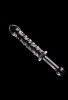 CENSAN 23cm Tırtıklı Cam Dildo