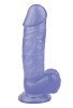 Censan 23CM Gerçekçi Mor Dildo Penis