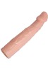 Censan 6 cm Dolgulu Titreşimli Silikon Penis Kılıfı