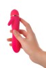 Censan Klitoral Uyarıcılı 20 Modlu Vibratör Silikon Pembe 15 cm