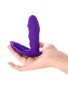 Censan Fash Klitoral Uyarıcılı Vibratör mor 12 cm