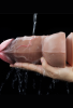 Censan 7.0 İnç Dual Layered Platinum Silicone Cock