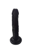 Gerçekçi Testissiz Siyah Dildo 21 cm