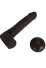 Censan Ultra Gerçekçi 24 Cm Brown Melez Kıkırdaklı Dildo