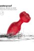 Censan Telefon Kontrollü Full Covered Rubber Rose Anal Plug – Siyah