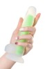 Censan Beyond Yeşil Dick Glow Gece Parlayan Dildo, Silikon, Şeffaf, 18 cm