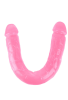 Noctis 46cm Pembe Çift Taraflı Dildo No:88