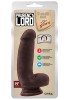 Pruriency Lord Kıkırdaklıı Gerçekçi Dildo - 17.5cm Zenci