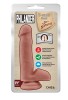 Philander Kıkırdaklı Gerçekçi Dildo - 18cm Ten