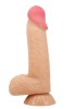 Censan Lisle 8.1 İnç Kıkırdak Yapılı Gerçek Deri Yapılı Dildo