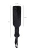 Censan Anonymo BDSM Kırbaç 0009 Kadife Kadife Kırmızı 37 cm
