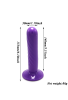 Censan Mor Double Dong Titreşimli Belden Bağlamalı Çift Taraflı Bisex Dildo Vibratör model 2