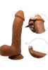 Censan Realistik Vantuzlu Melez Dildo Penis