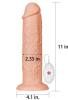 Censan 11 İnç Realistic Long Vibrating Dildo