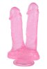 Noctis 21cm PembeÇiftli Dildo No:61