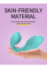 Censan Kablosuz Kumandalı Tırtıklı Klitoris ve G-Spot Uyarıcı 2 in 1 Çift C Vibratör