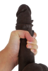 Censan Ultra Gerçekçi 24 Cm Model2 Brown Melez Kıkırdaklı Dildo