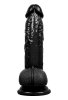 Censan 19CM Gerçekçi Siyah Dildo Yapay Penis