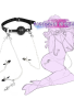 BDSM 4’ü 1 Arada Bondage Seti – Ağızlık, Klipsler ve Anal Plug Zincir
