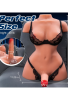 L-Join Gerçekçi Titreşimli, İleri Geri Penis Haraketli 9 Kg Trans Yarım Vücut Mastürbatör Dildo