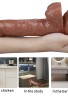 Censan 20CM Gerçekçi Kahverengi Dildo Penis