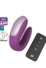 Censan Satisfyer Double Fun Telefon Kontrollü ve Uzaktan Kumandalı Violet Vibratör