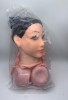 Censan Black Doll Siyah Saçlı Şişme Bebek